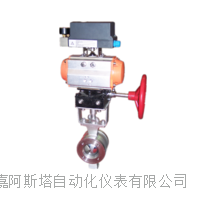 电动调节V型球阀 