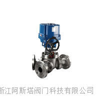 气动三通Y型换向球阀 